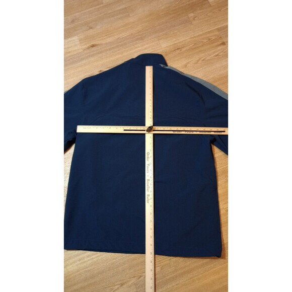 Nike Dri Fit Hot Jacket Mens Small 1/4 Zip Windbreaker Zipped Pocket Pullover - Picture 13 of 16